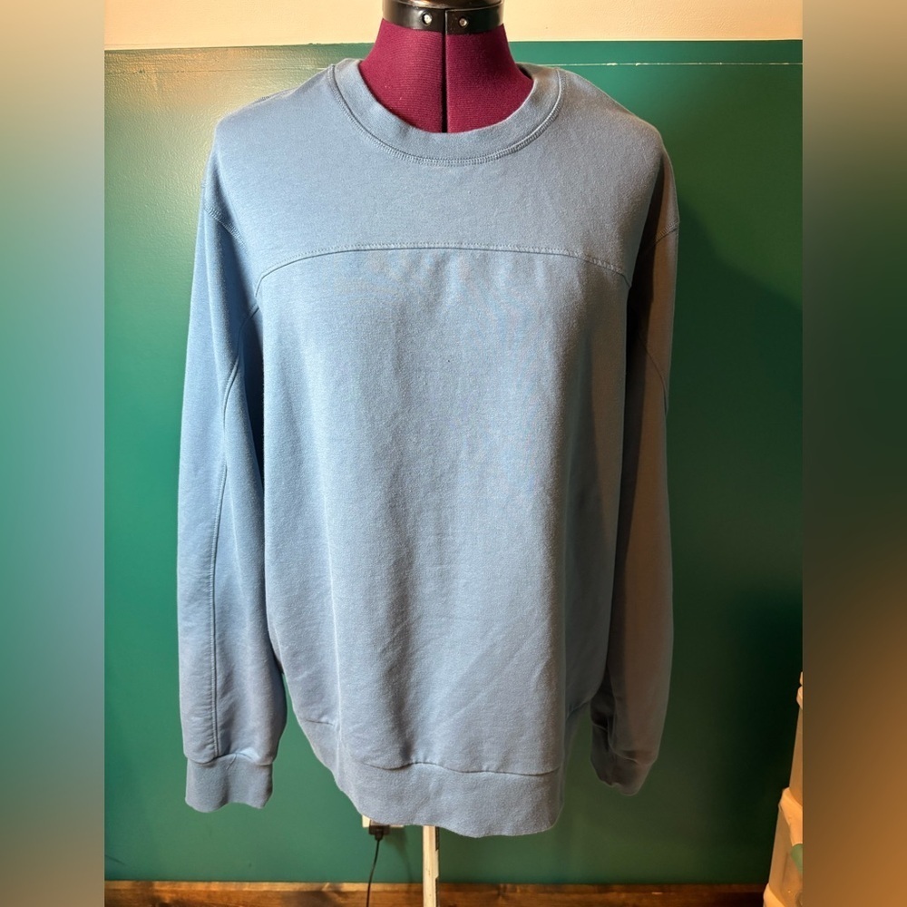 Berkeley Jensen Classic Crewneck Blue Sweater Sweatshirt for Men - Picture 1 of 5